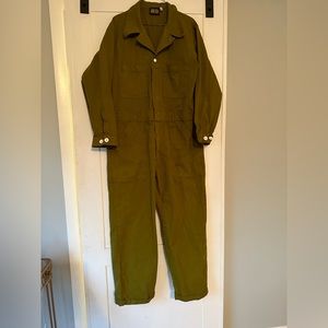 Big Bud Press XL Olive Green Long Sleeve Jumpsuit